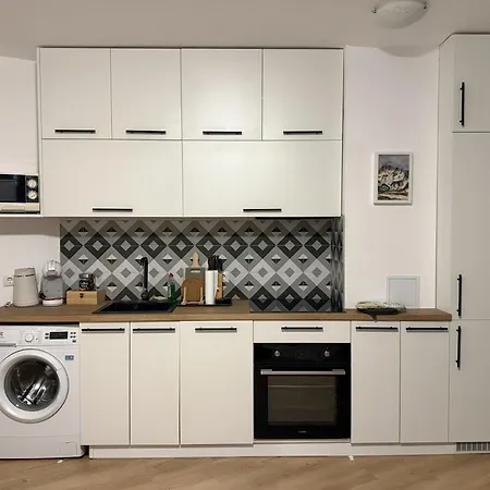 Light One Bed Flat Next To The Lift 公寓 班斯科